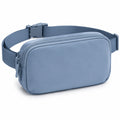 Hüfttasche 22 x 6 x 14 cm aus Polyester Blau mit Reißverschluss für Alltag und Reisen