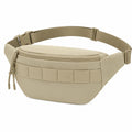 Gürteltasche 32 x 8 x 16 cm aus Textil in Beige mit verstellbarem Hüftgurt