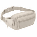 Gürteltasche 30 x 8 x 15 cm aus Textil in Beige mit verstellbarem Hüftgurt